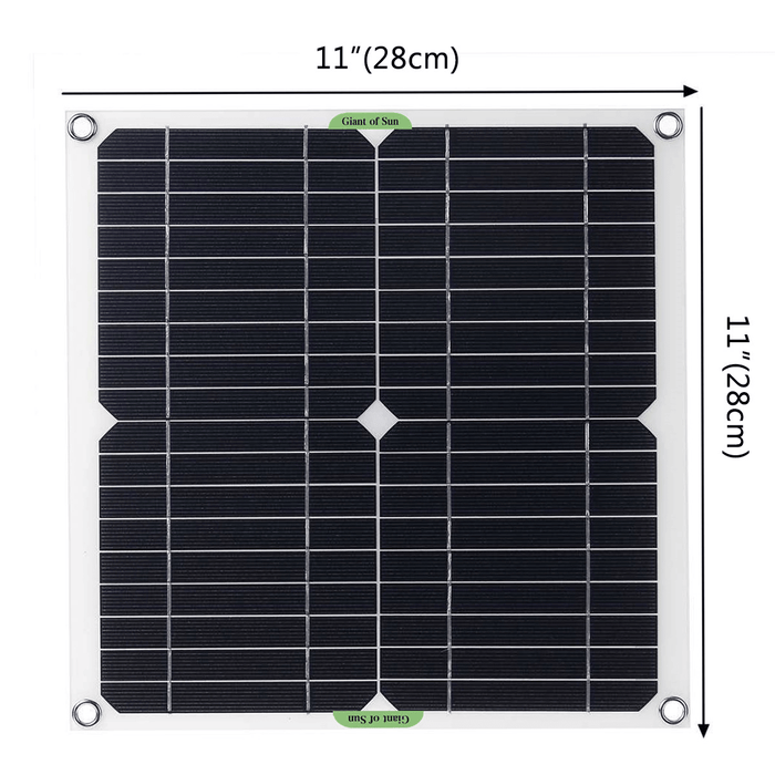 200W Solar Panel Kit 12V Battery Charger 10-100A Controller for Ship Motorcycles Boat