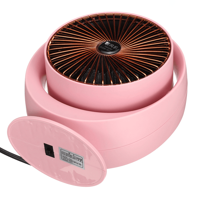 800W Mini Electric Air Heater Portable Space PTC Ceramic Heating Fan Home Office Winter Warmer