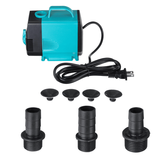 110V 60HZ Submersible Pump 600-3000L/H 200Cm Ultra-Quiet Water Pump Fountain Pump with Power Cord for Fish Tank Pond