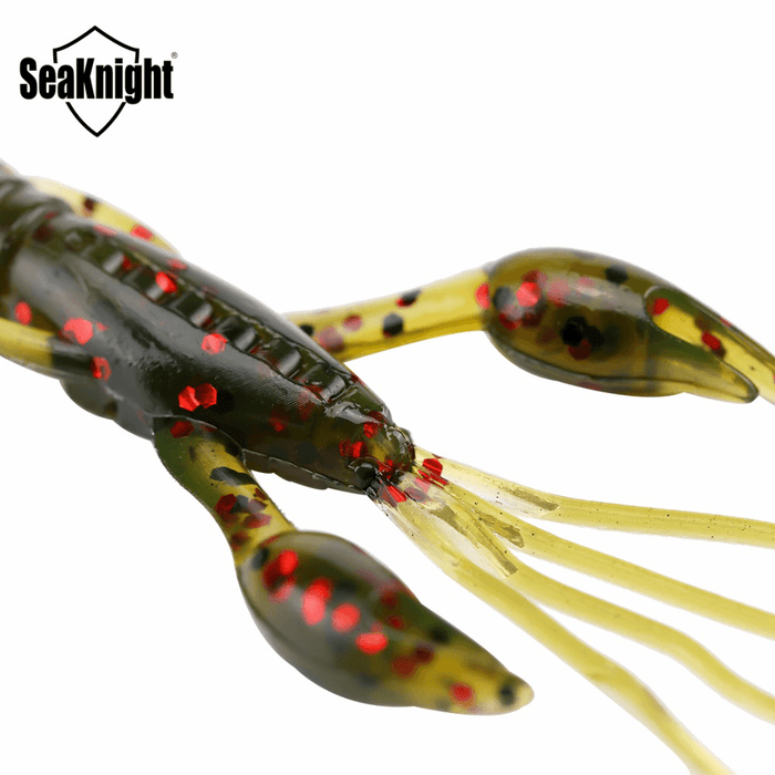 Seaknight SL020 8Pcs 1.8G 60Mm Soft Lure Silicone Worm Shrimp Fishing Lure Bass Carp Fishing