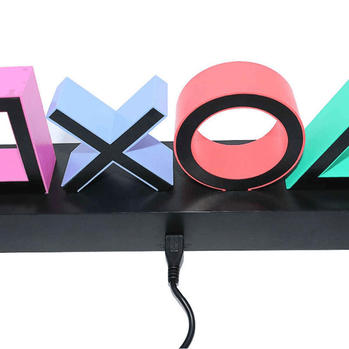 USB Neon Light Game Icon Lamp Voice Control Dimmable Bar Club KTV Wall Bar Atmosphere Decorative Commercial Lighting for PS4