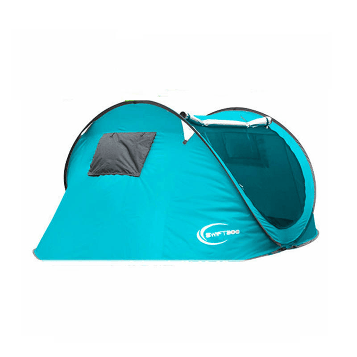 Outdoor 3-4 Persons Camping Tent Automatic Open Waterproof Single Layer Sunshade Canopy