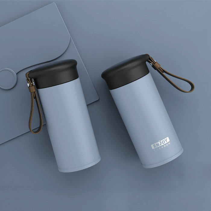 280ML Double Wall Stainless Steel Vacuum Flasks Car Water Cup Coffee Tea Travel Mug Bottle