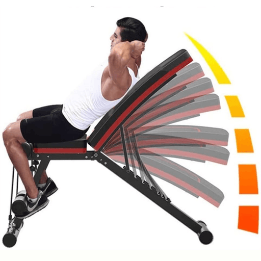 Bominfit WB1 5-In-1 Gym Bench Multifunctional Supine Board Foldable Abdominal Training Machine Bodybuilding Home Fitness Equipment