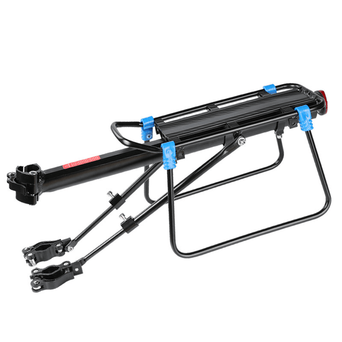 BIKIGHT MTB Bike Luggage Carrier Quick Release Adjustable Bike Rear Rack Bicycle Cargo Rack for 32Mm Seat Tube 75Kg Load