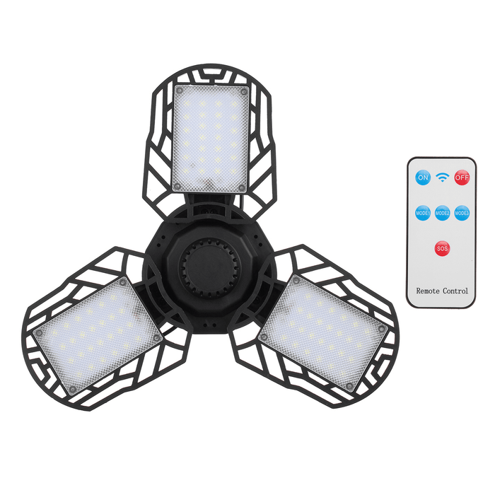 XANES® 120W Remote Control Solar Camping Light 5-Modes USB Charging Waterproof LED Light Outdoor Foldable Emergency Lamp