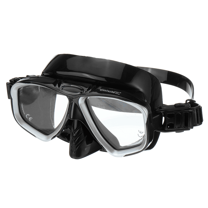 Men Women Diving Mask Anti-Fog Mask Underwater Swimming Breath Snorkeling Glasses