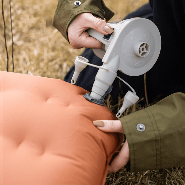 Naturehike Portable Electric Inflatable Pump Ultralight 370L/Min Fast Inflation/Air Extraction Pump Camping Mat Bed Swim Circle