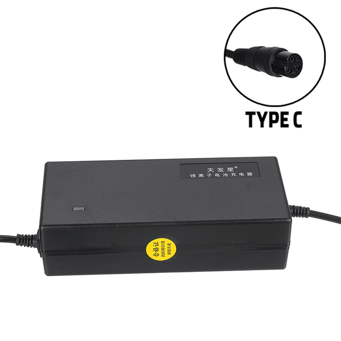 48V 2A 50-60Hz Power Adapterinline Connector Lithium Battery Charger