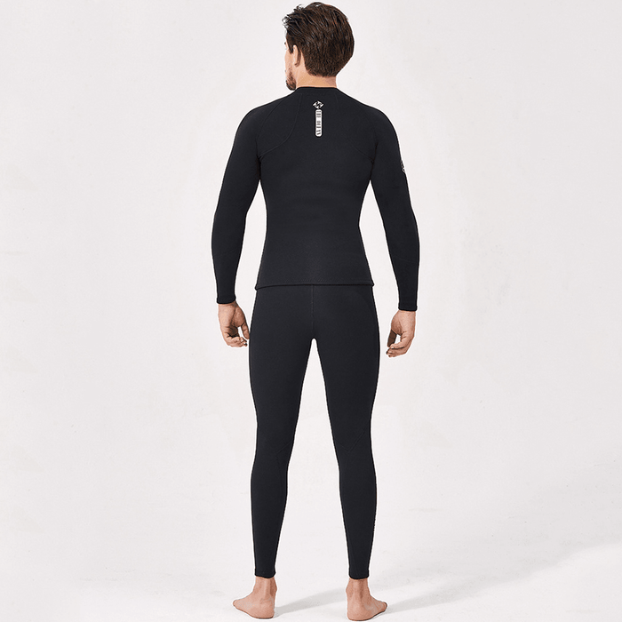 DIVE&SAIL Men'S Wetsuit 2Mm Wetsuit Separate Long-Sleeved Tops Cold-Proof Warm Large Size Surf Suit