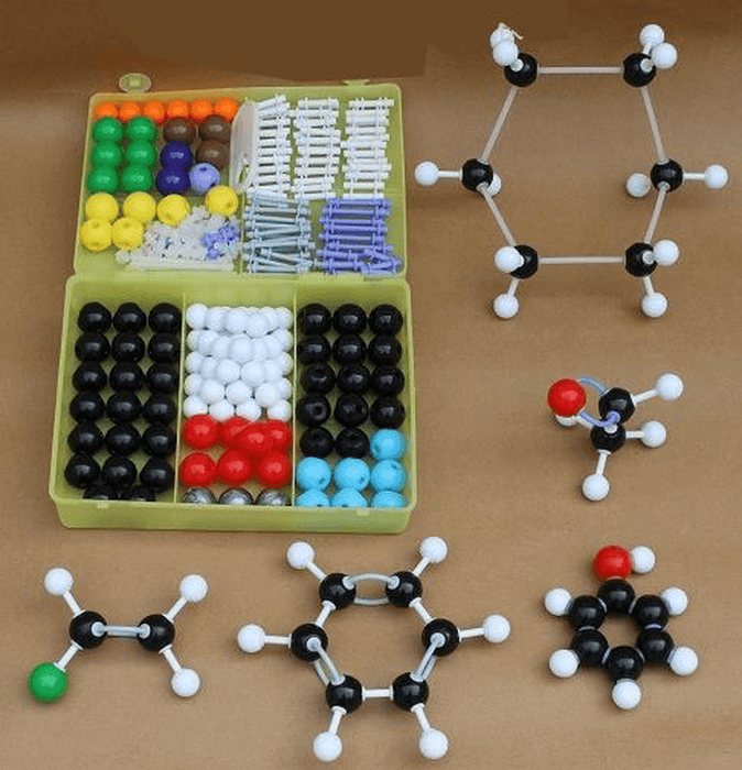 267Pcs Chemistry Organic Inorganic Molecular Structure Model Set 116 Ball and 150 Stick Medical Model