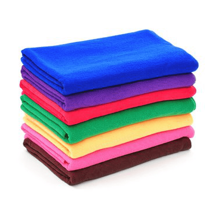 9Pcs 9 Color Microfiber Soft Absorbent Wash Towels Car Auto Care Screen Window Cleaning Cloth