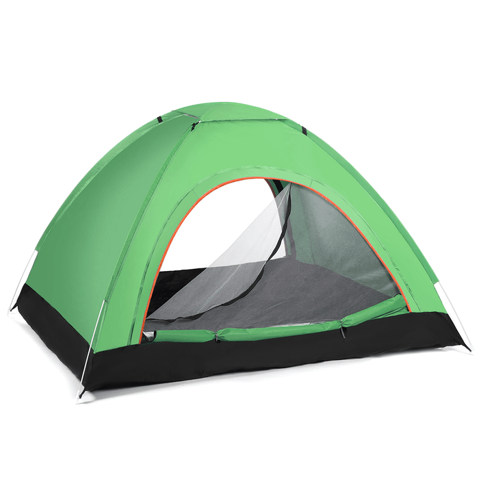 3-4 Person Automatic Camping Tent Double Door Tent Anti-Uv Sun Shade Canopy Outdoor Beach Hiking Fishing Tent 79 X 79 X 49 Inches