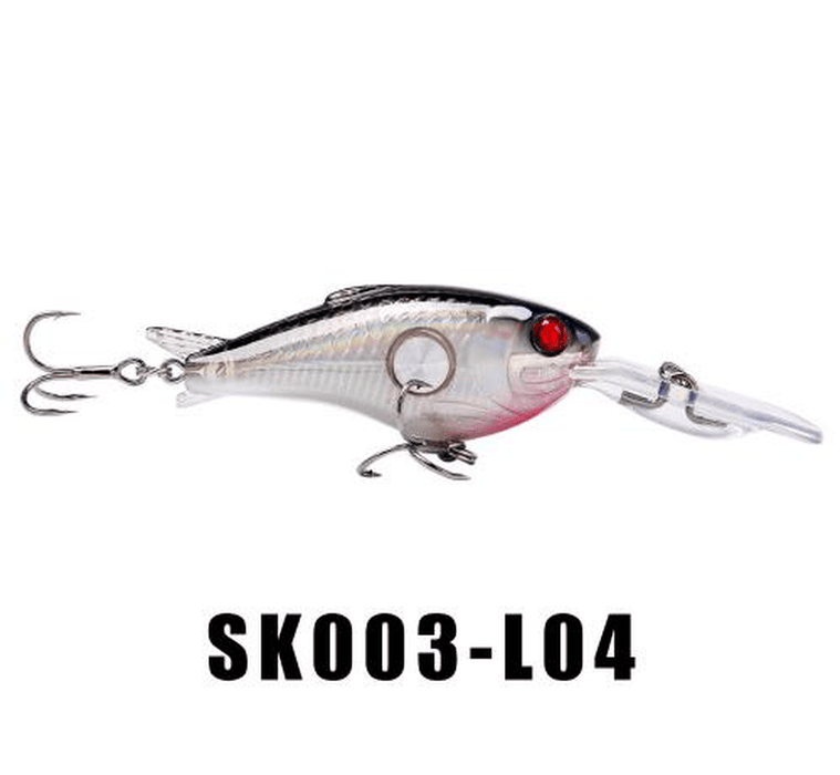 Seaknight SK003 1PCS Fishing Lures Floating 1.8M-3.9M 55Mm 10G Crank Artificial Hard Fishing Bait