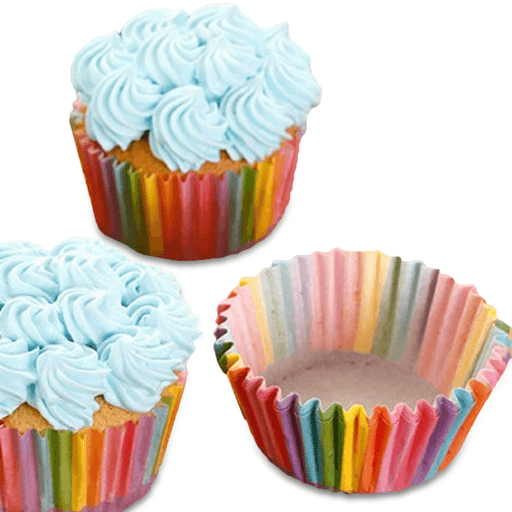 Honana Colorful Cupcake Paper Cake Liner Baking Muffin Box Cup Party Tray Cake Mold Decorating Tools Cupcake Paper Thicken Baking Cups Muffin Cupcake Liners 100Pcs Colorful Cupcake Liner Wedding Tool