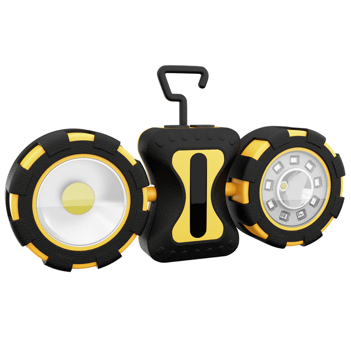 Ipree® SL11 500 Lumens 10W COB LED Camping Light Double Head Magnetic Hook up 4 Modes Emergency Flashlight Searchlight