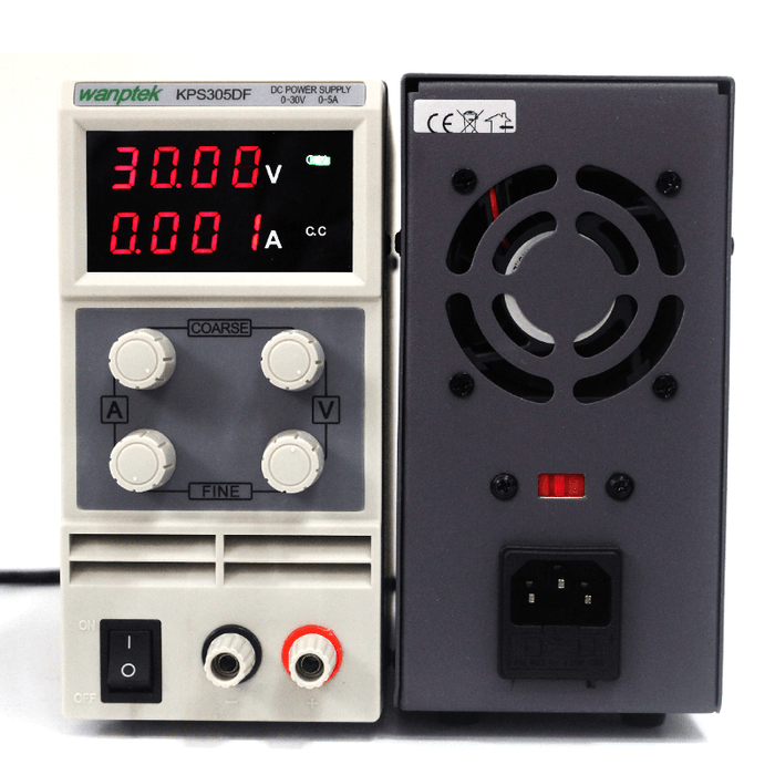 Wanptek KPS305DF 4 Digits Mini 30V 5A Adjustable DC Power Supply 150W Switching Power Supply Lab