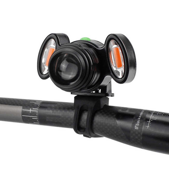 XANES 800LM T6 Bicycle Warning Light Zoomable IPX6 Waterproof Bike Front Light 4 Modes USB Charging