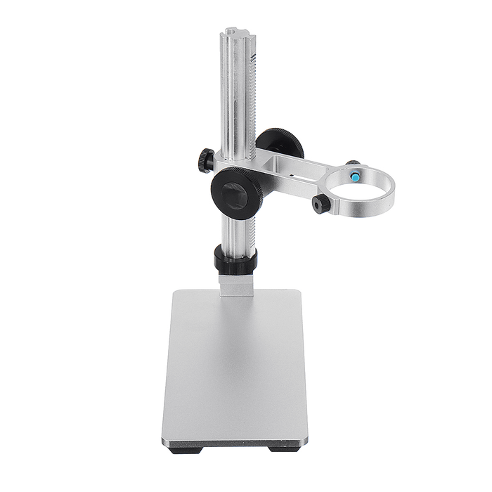 Adjustable Aluminum Alloy Microscope Holder Stand Manual Focus Support Bracket