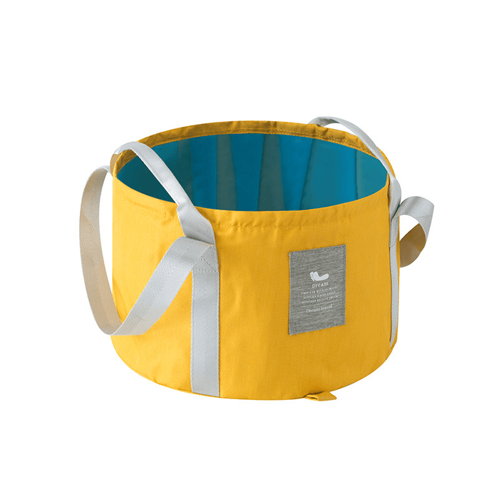 Ipree® 13.2L Folding Basin Bucket Portable Washbasin Camping Travel Washing Bucket Bag