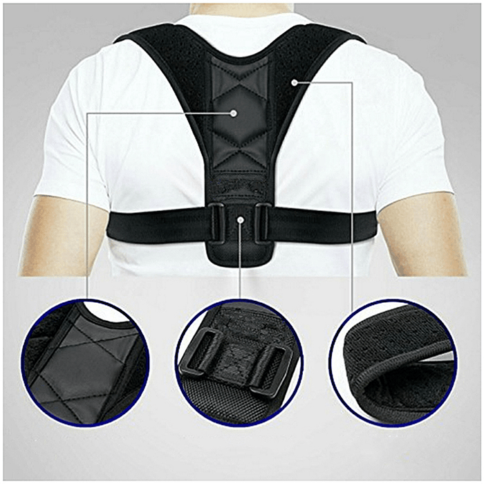 Posture Clavicle Support Corrector Back Straight Shoulders Brace Strap Correct Back Support