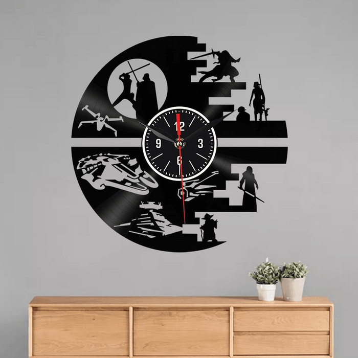 Emoyo EHJ94 Creative Wall Clock 3D Wall Clock Quartz Wall Clock for Home Office Decorations