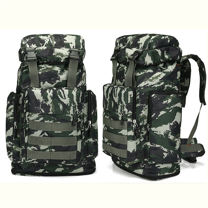 80L Multi-Color Large Capacity Waterproof Tactical Backpack Outdoor Travel Hiking Camping Bag