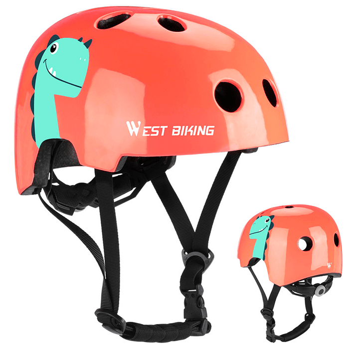 WEST BIKING Children'S Bicycle Helmet Cycling Safety Caps EPS Durable Acooter Balance Bike Helmet Protection Equipment Children'S Gifts