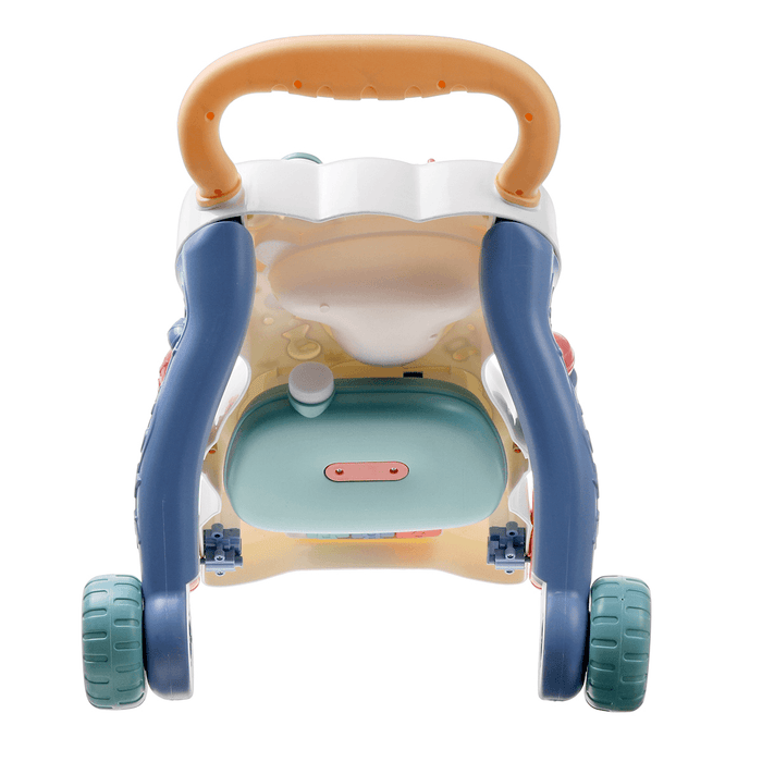 Sit-To-Stand Baby Learning Walker Stroller Educational Push Toy for Babies Toddlers Kids Walkers Interactive Play Toy
