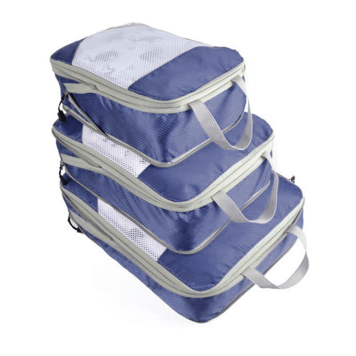 3Pcs/Set IPREE Colourful Waterproof Travel Camping Clothes Storage Bag Wardrobe Luggage Cube Container Organizer