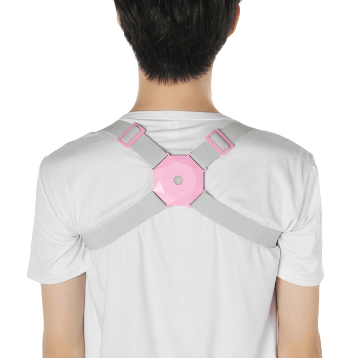 Unisex Adjustable Intelligent Posture Trainer Smart Posture Corrector Upper Back Brace Clavicle Support for Men and Women Pain Relief