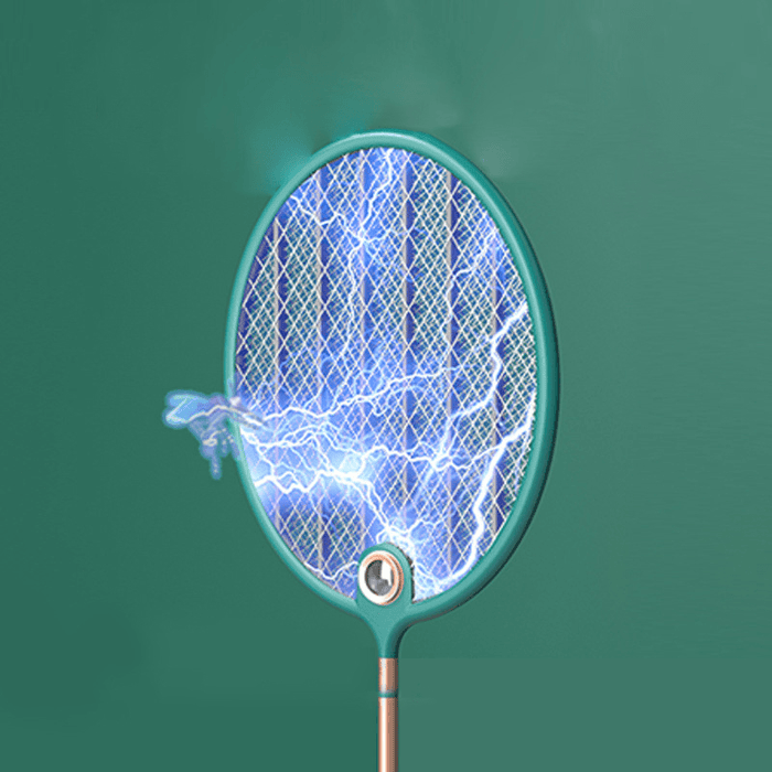 Electric Mosquito Fly Swatter USB Charging Silent LED Lighting Mosquito Killer Safety Protection Mosquito Repellent