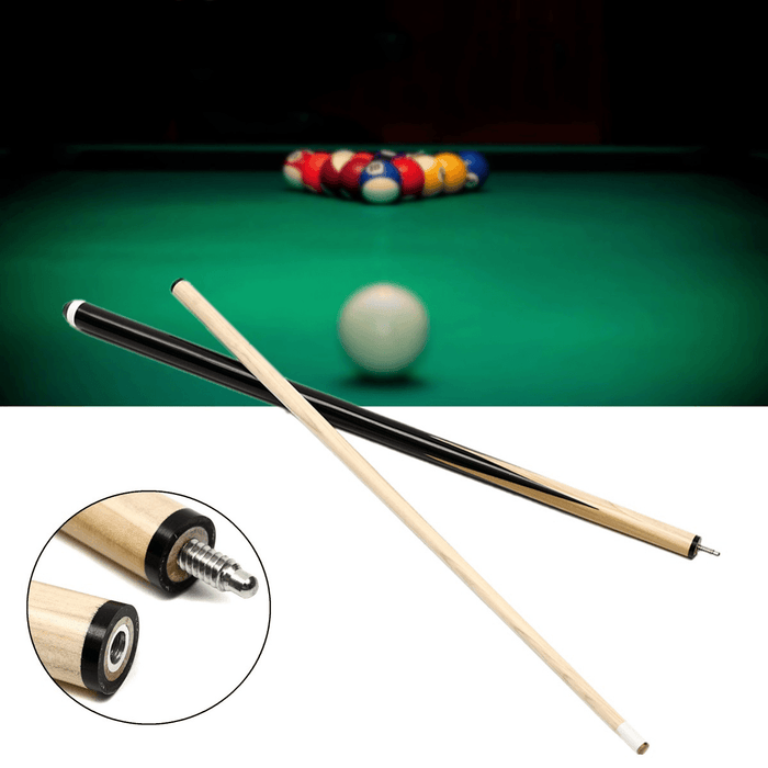 365G 57'' 2-Piece 1/2 Eco Pool Jointed Cue Stick for Billiards Game Sport Toys