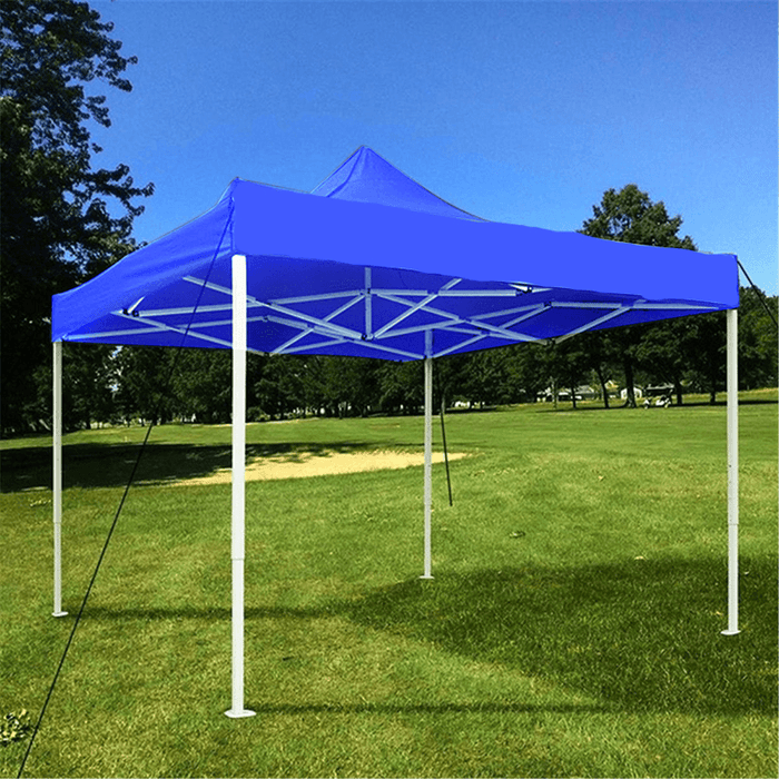 2X2M 420D Oxford anti UV Canopy Replacement Tent Top Cover Four Corner Awning Folding Roof Sunshade Cover for Camping Garden Patio Outdoor