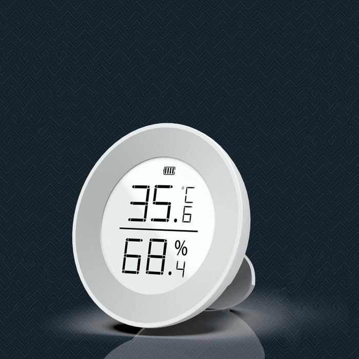 Digital Circular Indoor Temperature Hygrometer Humidity Temperature Measurement for Indoor Home Office Measurement