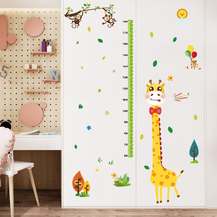 Miico SK9350 Giraffe Height Stickers Children'S Room Kindergarten Decorative Wall Stickers DIY Sticker