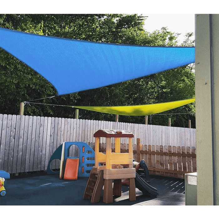 Waterproof Sunshade Sail for Tent - Regular/Right Triangle Blue Shade Canopy for Outdoor Protection