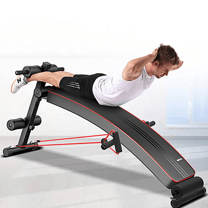 Folding Sit up Abdominal Bench Multifunction Muscle Training Board Dumbbell Stool Gym Fitness Equipments