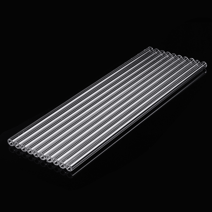 10Pcs 300Mm OD 10Mm 2.2Mm Thick Wall Borosilicate Glass Blowing Tube Lab Tubing