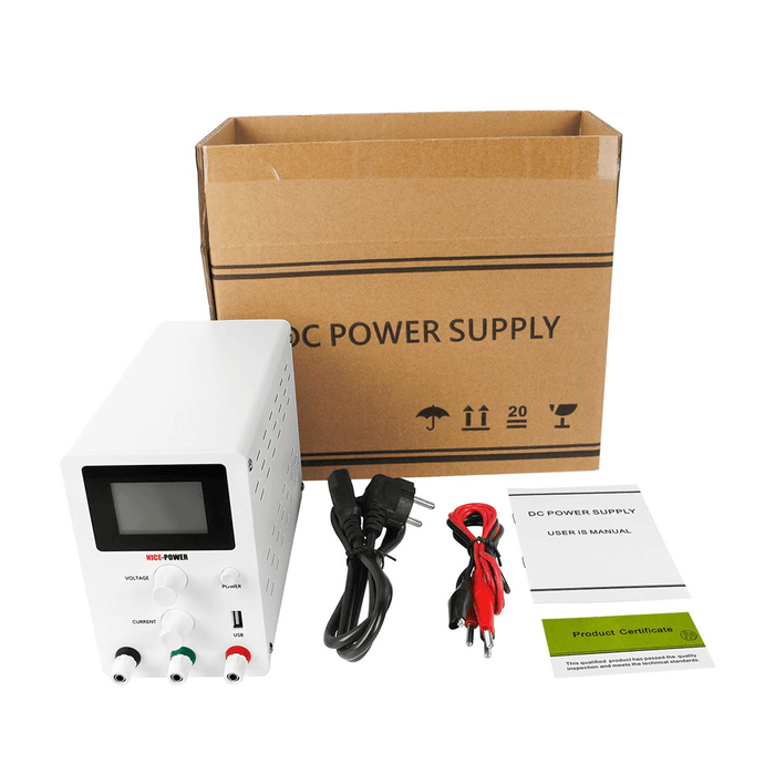 NICE-POWER R-SPS605D LCD Screen 60V 5A Adjustable Switching DC Lab Bench Power Supply Digital Regulated Modul Laboratory 110V/220V Current Stabilizer