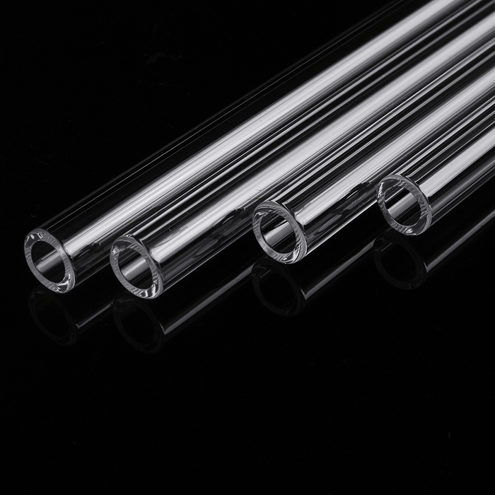 4Pcs 250Mm OD 7Mm 1.5Mm Thick Wall Borosilicate Glass Blowing Tubes