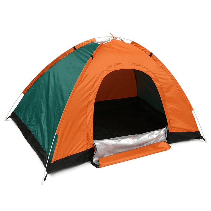 Portable Double Door Folding Tent 2-3People Waterproof Fully Automatic Tent Outdoor Camping Hiking Traveling Tent Sunshade