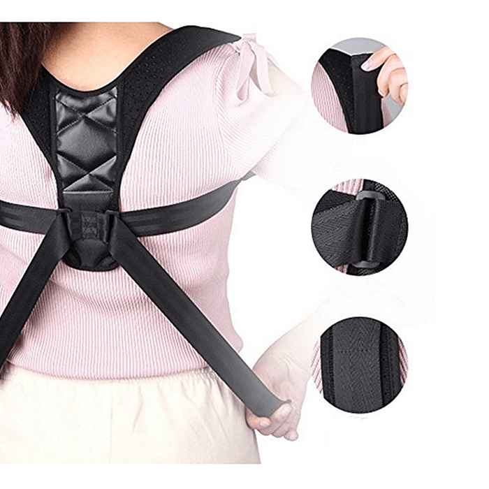 Posture Clavicle Support Corrector Back Straight Shoulders Brace Strap Correct Back Support