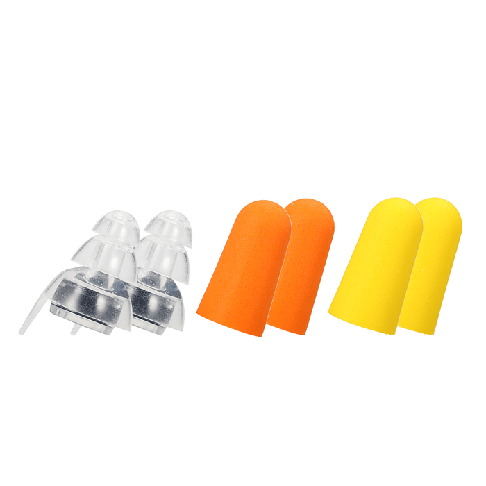 NASUM 4 Pairs Ear Plugs Soft Sponge Ear Plugs Comfortable and Silent Hearing Protection Sleeping Ear Plugs