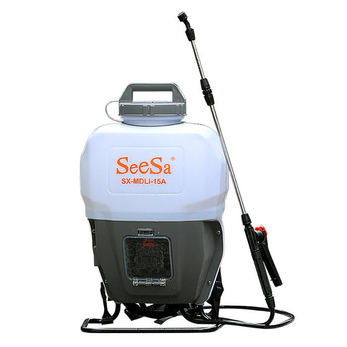 15L 2Ah/4Ah Li-Ion Battery Portable Knapsack Electric Pump Sprayer Disinfection Mosquito Killer Spraying for Farm Office Industrial