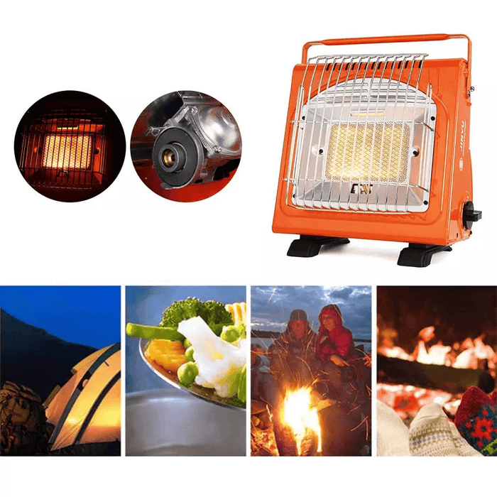 Multi-Purpose Winter Heater Portable Gas Heater Outdoors Hiking Camping Picnic Cooker Stove Fishing Iron Heater