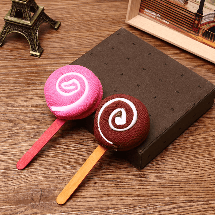 Candy Color Bathroom Cotton Lollipop Shape Towel Festival Party Birthday Valentine Gifts