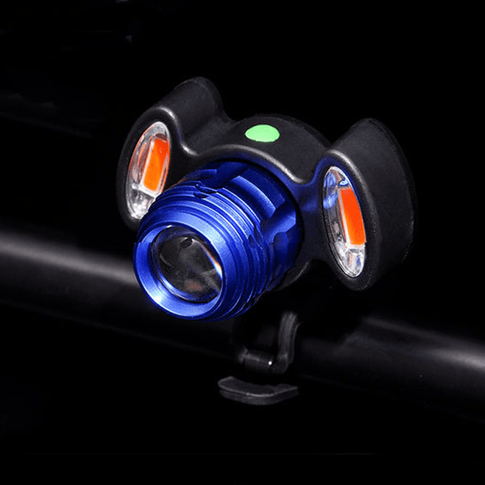 XANES 800LM T6 Bicycle Warning Light Zoomable IPX6 Waterproof Bike Front Light 4 Modes USB Charging