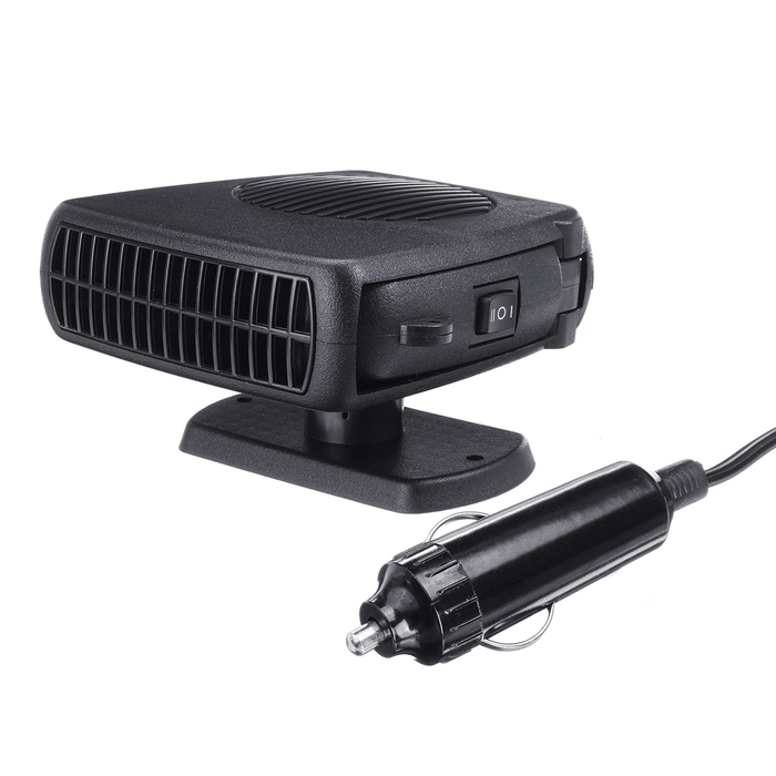 300W 12V/24V DC Portable Car Electric Heater Heating Cooling Fan Windscreen Defroster Demister