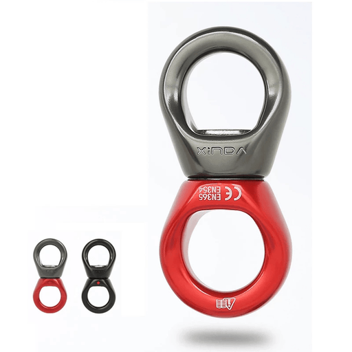 XINDA 30KN Outdoor Universal Ring High Quality Aluminum Swing Swivel for Anchoring Yoga Climbing